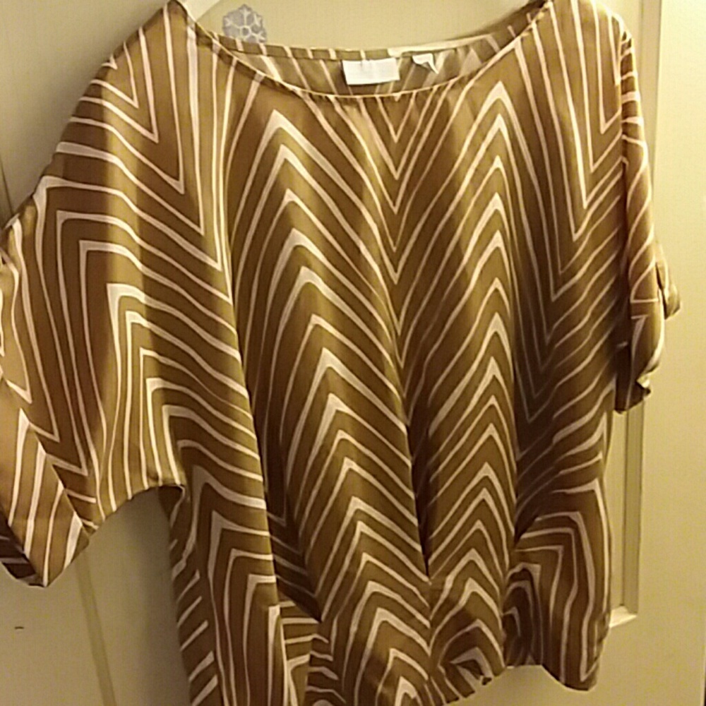 Striped boatneck blouse